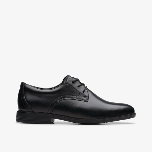 Jonwin Step Youth Black Leather - Clarks Everyday
