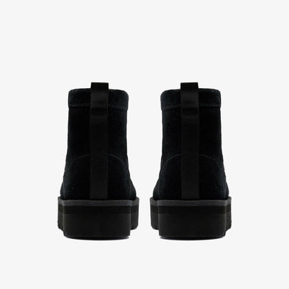 Meare Rooey Black Suede Warmlined - Clarks Discount