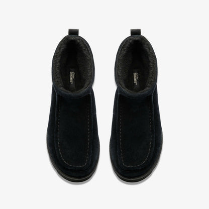 Meare Rooey Black Suede Warmlined - Clarks Discount