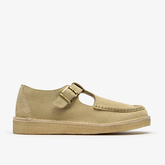 Nomad T Bar Maple Suede - Clarks Special Offer