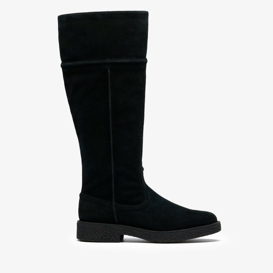 Nella Hi Black Suede - Clarks Trending