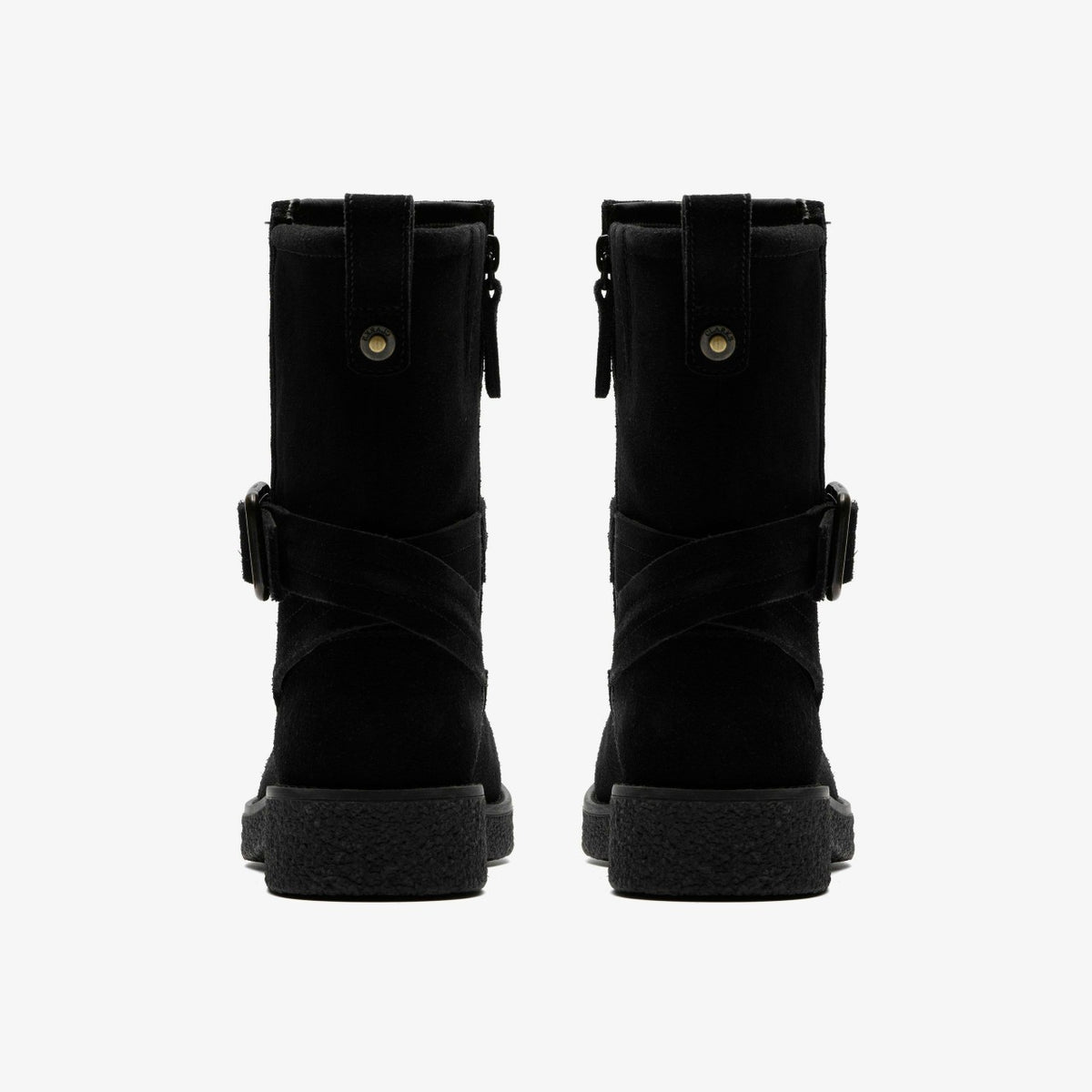Nella Mid Black Suede - Clarks Sale