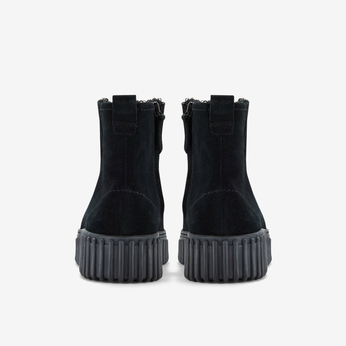Torhill Cozy Black Warmlined Suede - Clarks Trusted