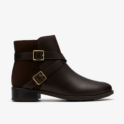 Havisham Bay Brown Leather - Clarks Trusted