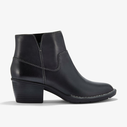 Kastela Top Black Leather - Clarks Trending