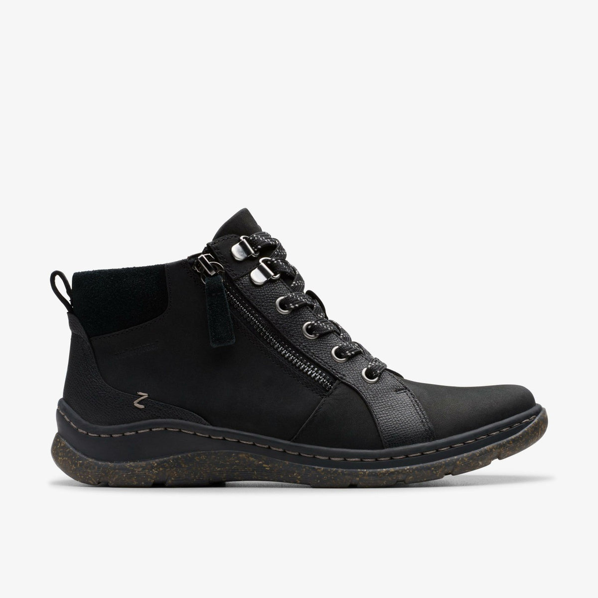 Orlene Top Waterproof Black Nubuck - Clarks New