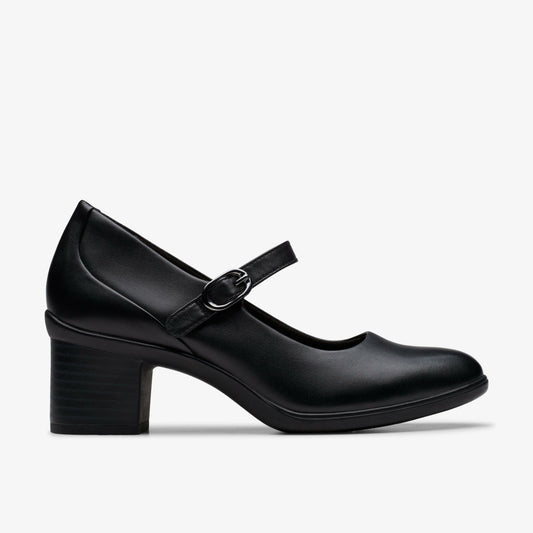 Shaya Jane Black Leather - Clarks Quality