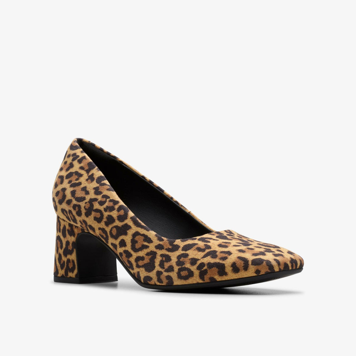 Fernie Court Leopard Suede - Clarks Classic