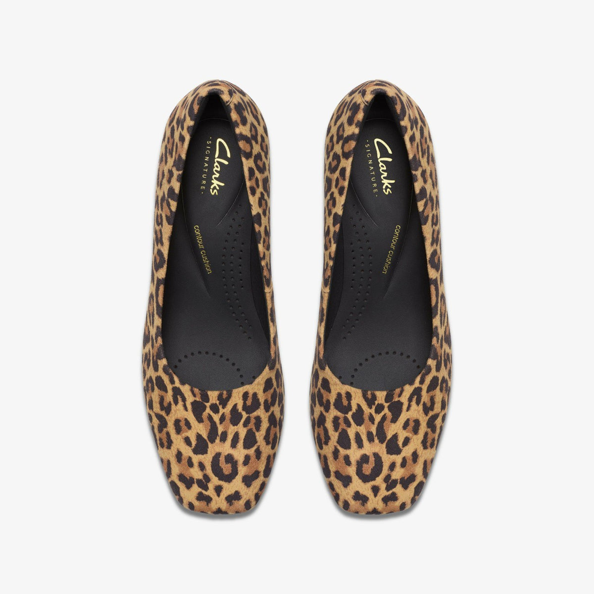 Fernie Court Leopard Suede - Clarks Classic