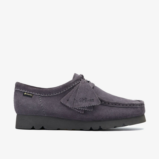 Wallabee GORE-TEX Purple Grey Suede - Clarks Popular