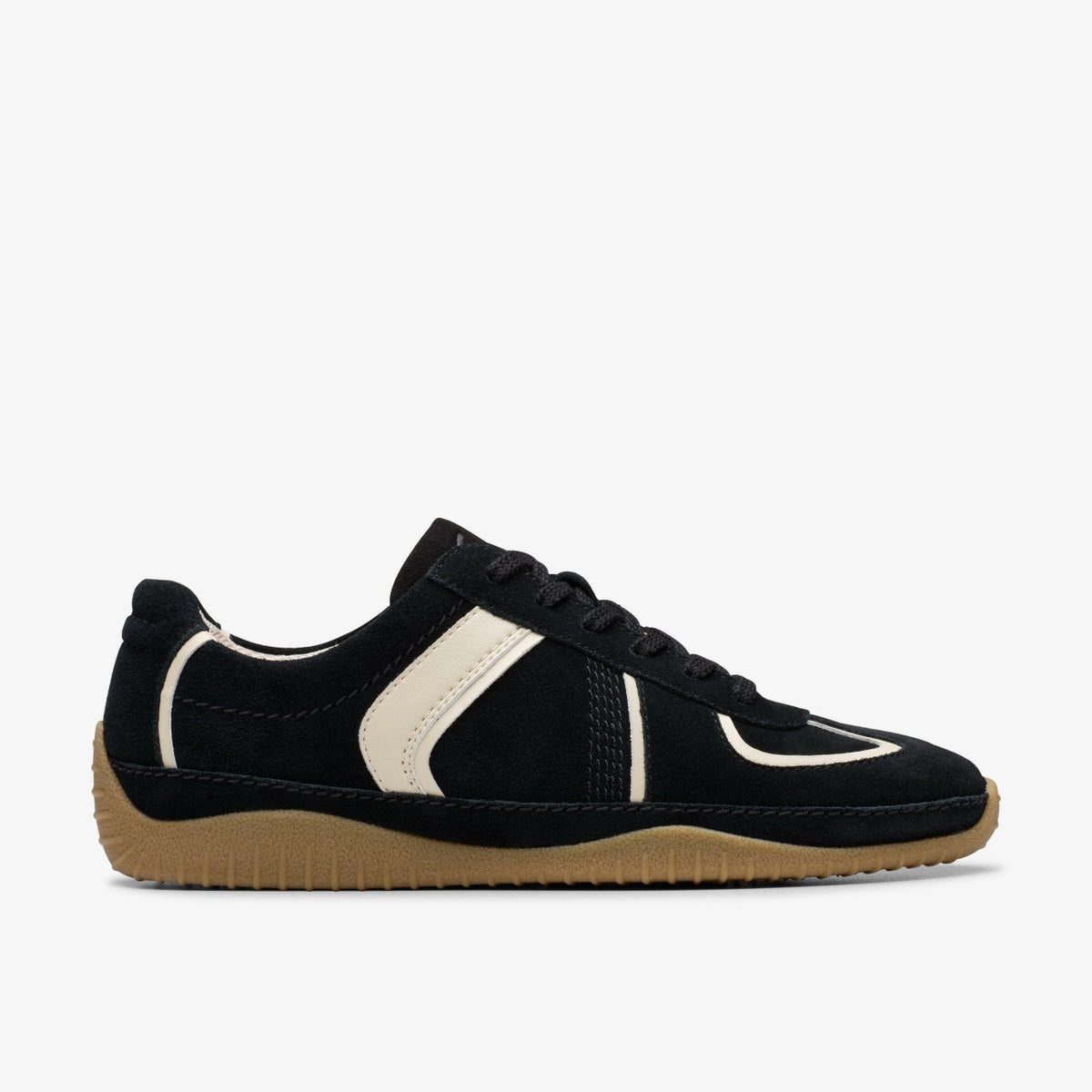 Meridor Lo Black Combination Suede - Clarks Popular