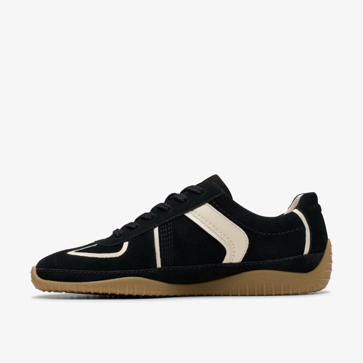 Meridor Lo Black Combination Suede - Clarks Popular