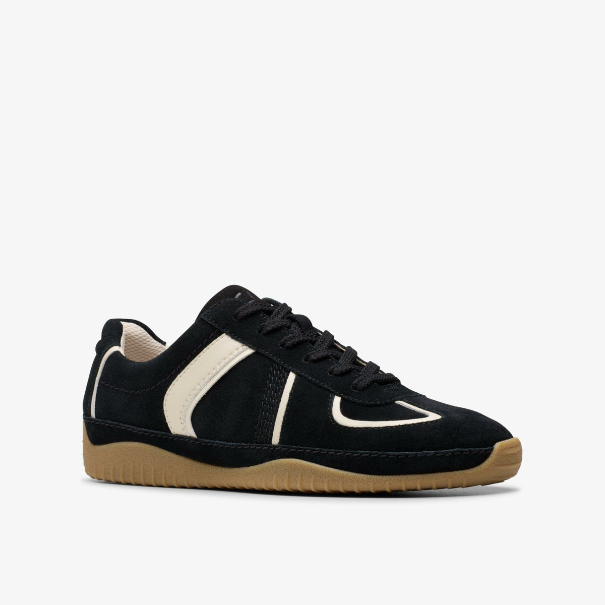 Meridor Lo Black Combination Suede - Clarks Popular