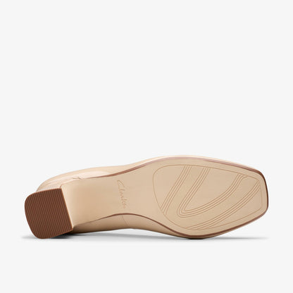 Fernie Trim Sand Patent - Clarks Popular