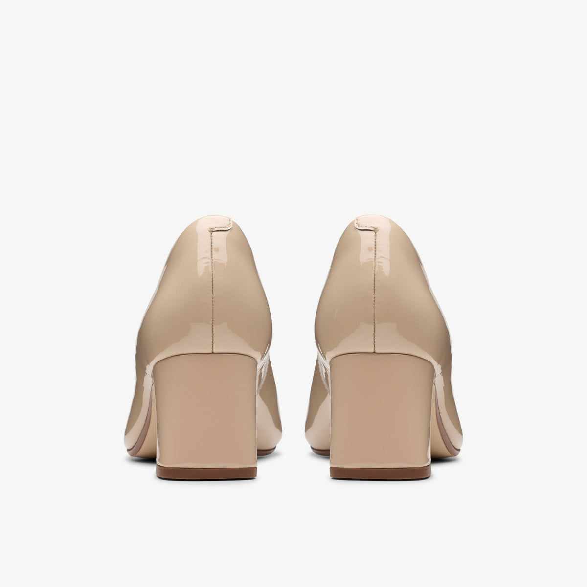 Fernie Trim Sand Patent - Clarks Popular