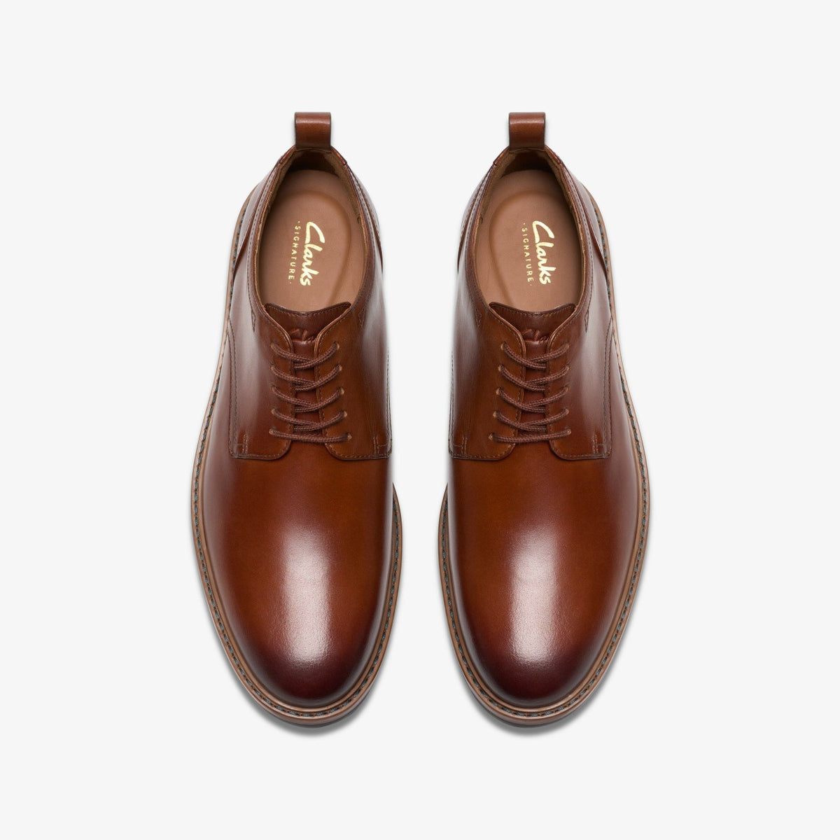 Aldwin Lace Tan Leather - Clarks Recommended