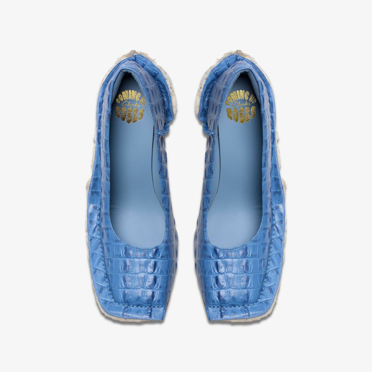 Martine Rose Heel Womens Blue Leather - Clarks Latest