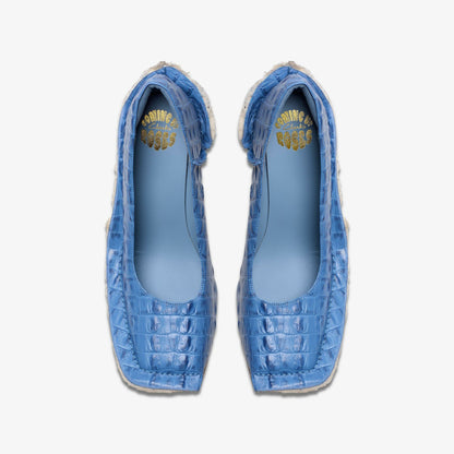 Martine Rose Heel Womens Blue Leather - Clarks Latest