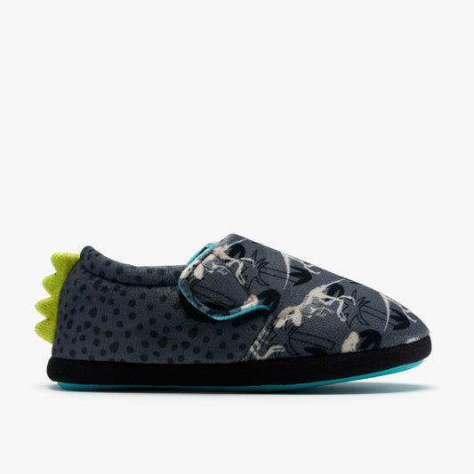Fluffy Snug Kid Dark Grey Interest - Clarks Latest
