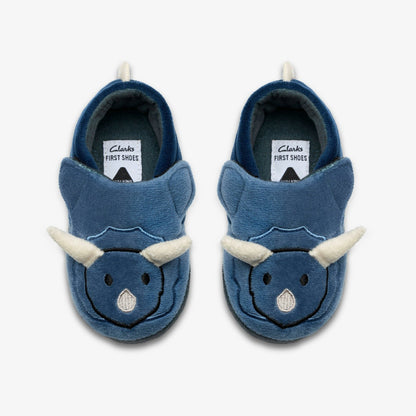 Fluffy Snug Toddler Navy - Clarks Discount