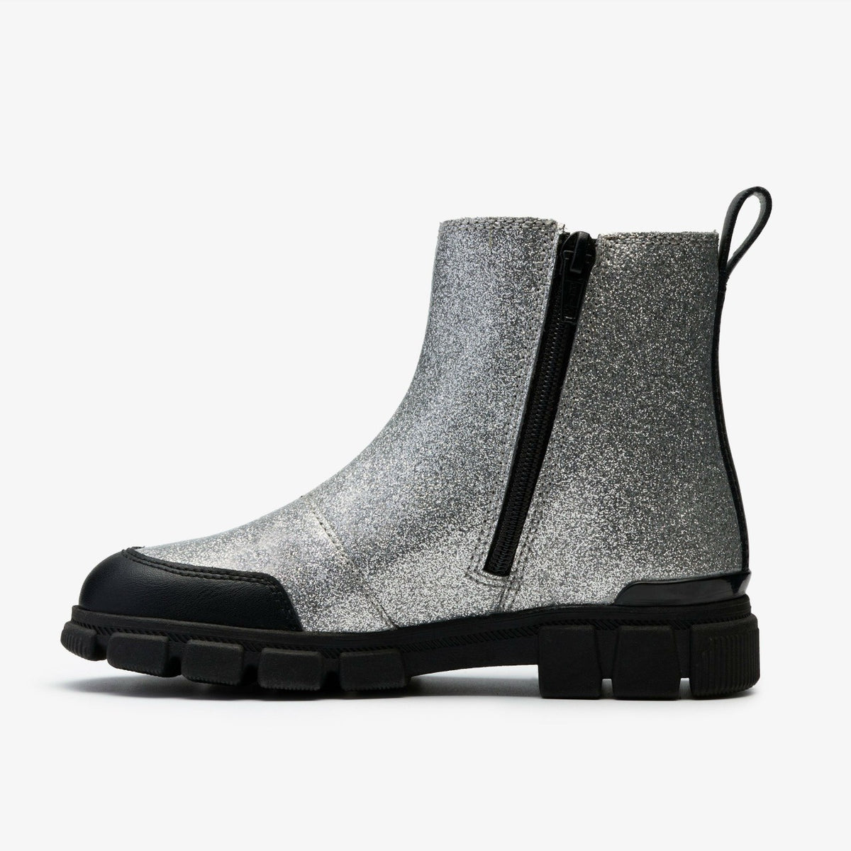 Evyn Chelsea Kid Silver Patent - Clarks Trusted
