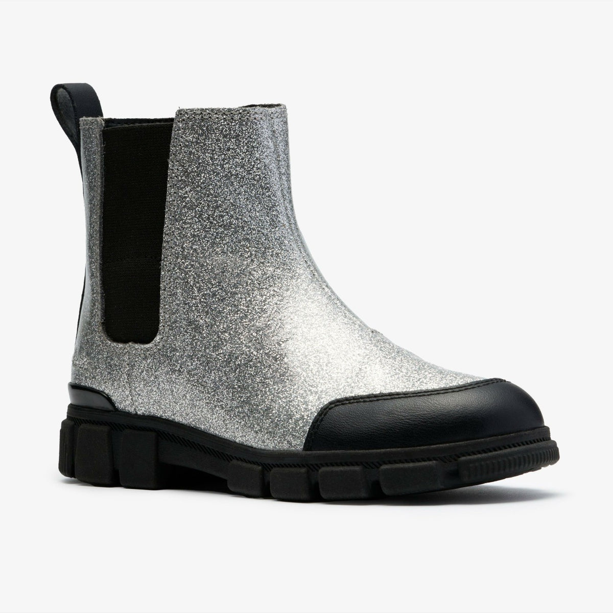 Evyn Chelsea Kid Silver Patent - Clarks Trusted