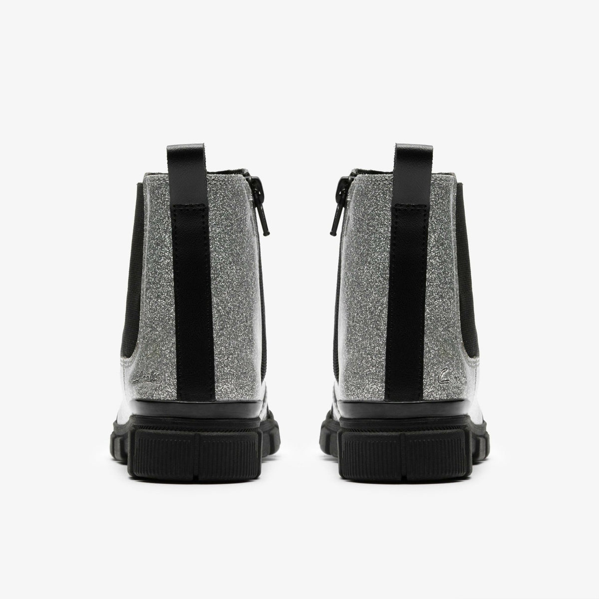 Evyn Chelsea Kid Silver Patent - Clarks Trusted