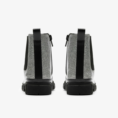 Evyn Chelsea Kid Silver Patent - Clarks Trusted