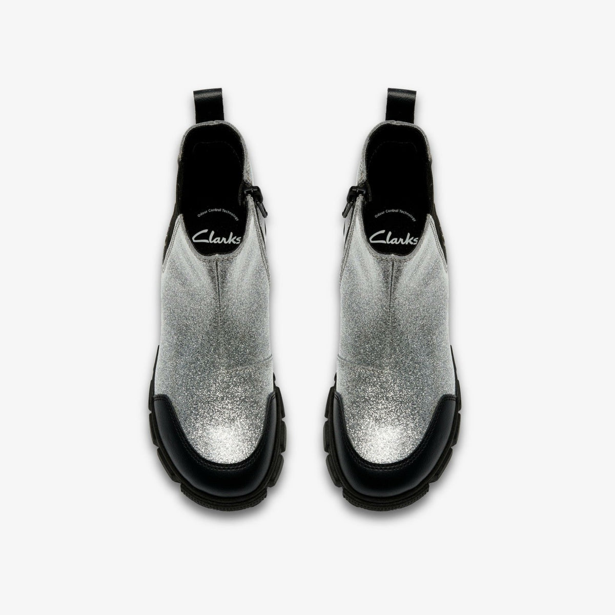 Evyn Chelsea Kid Silver Patent - Clarks Trusted