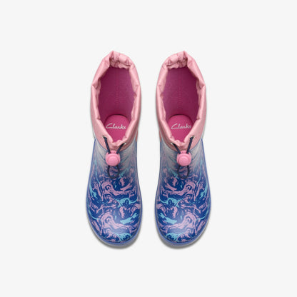 Tarri Race Kid Blue Combination - Clarks Premium
