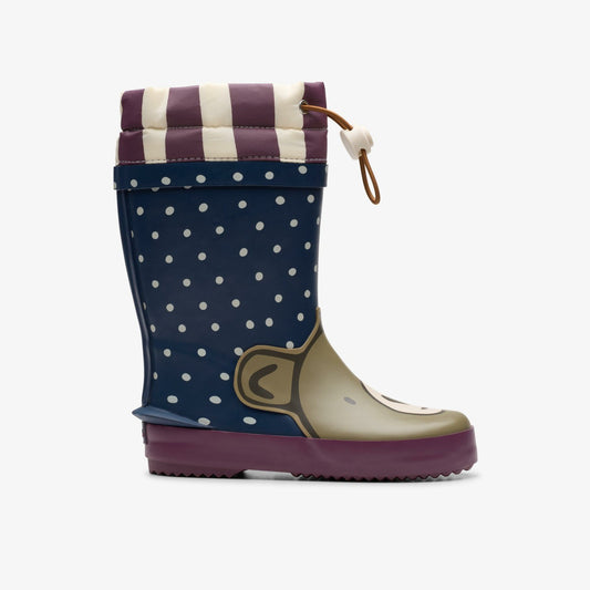 Tarri Race Toddler Navy Combination - Clarks Latest