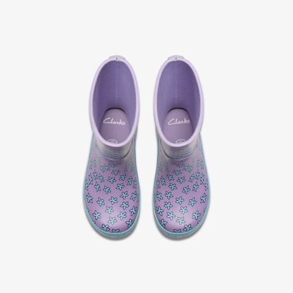 Tarri Run Toddler Lilac Combination - Clarks Everyday