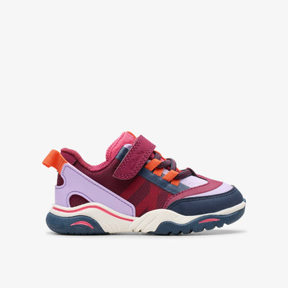 Feather Track Toddler Berry Combination - Clarks Smart Buy