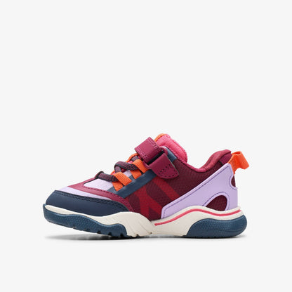 Feather Track Toddler Berry Combination - Clarks Smart Buy