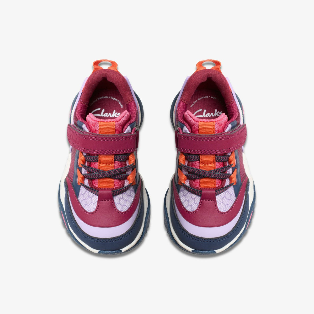 Feather Track Toddler Berry Combination - Clarks Smart Buy