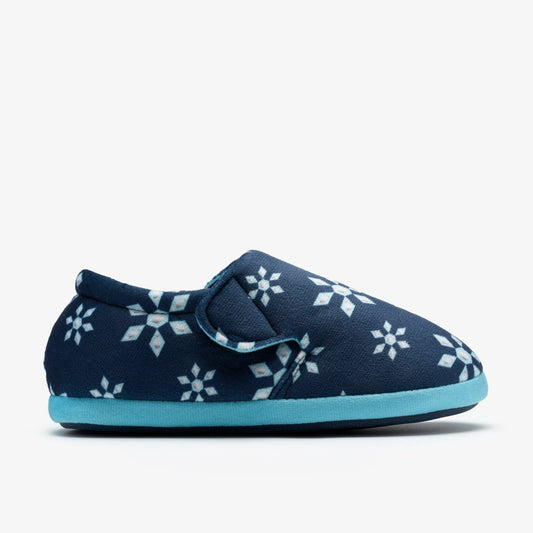 Fluffy Snug Kid Navy - Clarks Classic