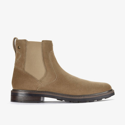 Newford Easy Dark Sand Suede - Clarks Essential