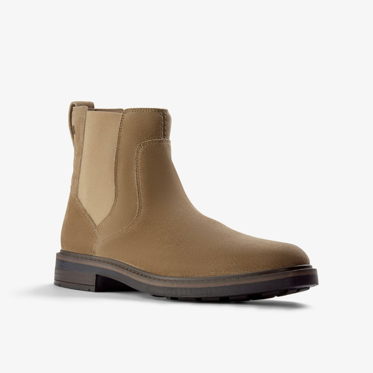 Newford Easy Dark Sand Suede - Clarks Essential