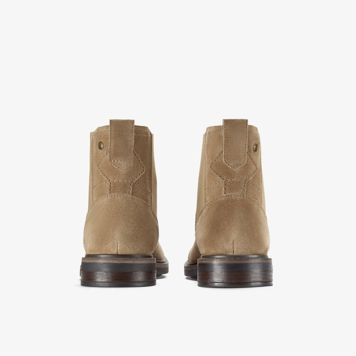 Newford Easy Dark Sand Suede - Clarks Essential
