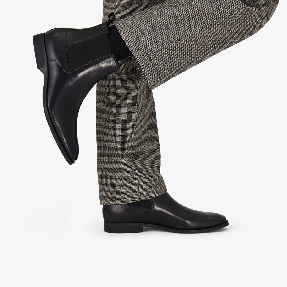 Paulton Easy Black Leather - Clarks Premium
