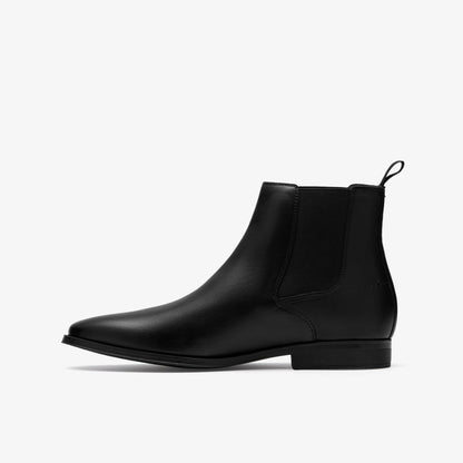 Paulton Easy Black Leather - Clarks Premium