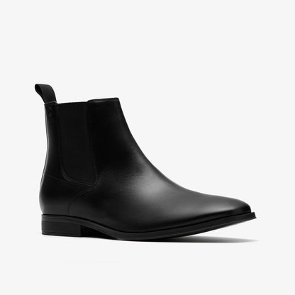 Paulton Easy Black Leather - Clarks Premium