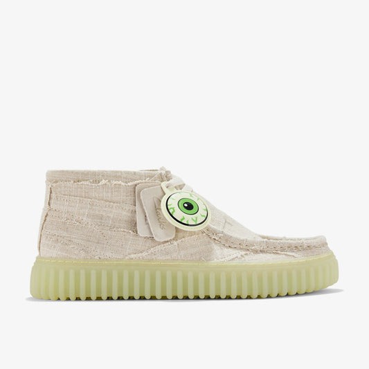 Torhill Hallow Off White Textile - Clarks Featured
