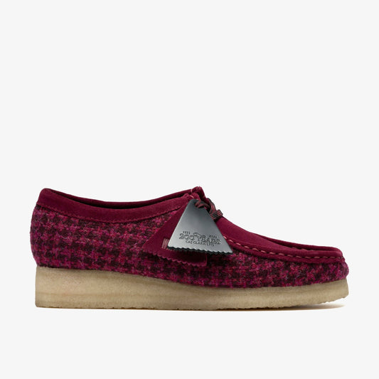 Wallabee Purple Tweed Combination - Clarks Special Offer