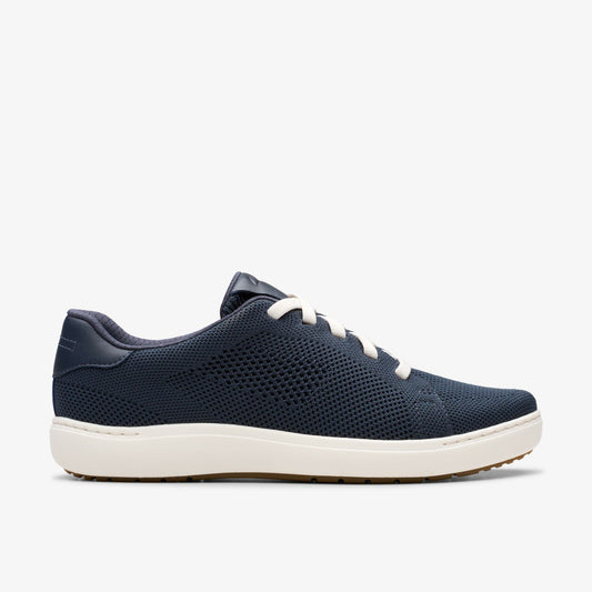 Nalle Walk Navy Knit - Clarks Trusted