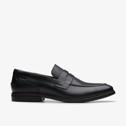 Banbury Lo Black Leather - Clarks Recommended