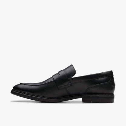 Banbury Lo Black Leather - Clarks Recommended