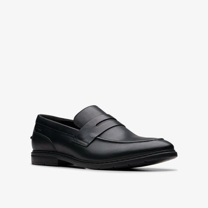 Banbury Lo Black Leather - Clarks Recommended