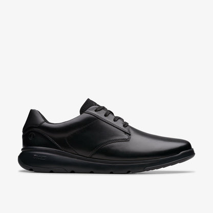 Lifton Lace Black Leather - Clarks Trusted
