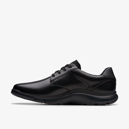 Lifton Lace Black Leather - Clarks Trusted
